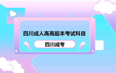 四川成人高高起本考試科目